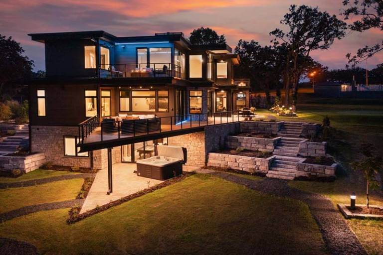 Backyard Evening