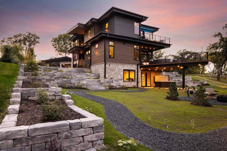 Backyard Retaining Walls