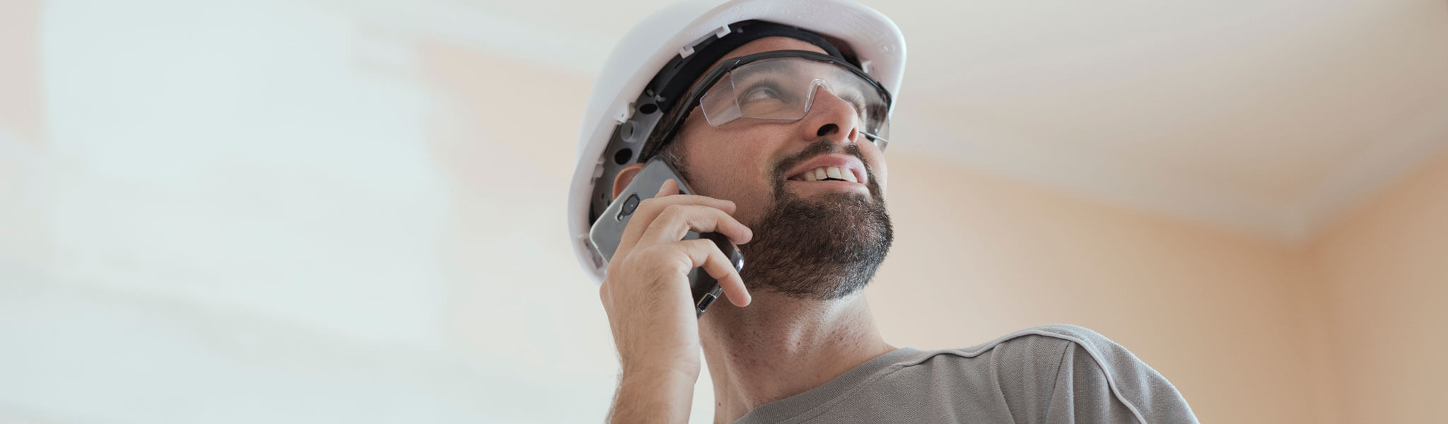 Worker On Phone