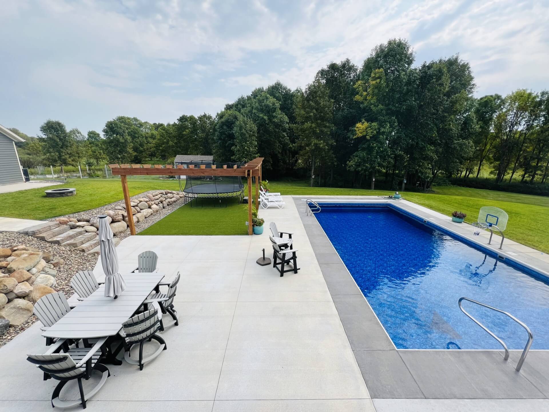 Pool And Landscape